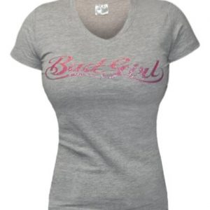 Bad Girl T-shirt à col en V pour femmes