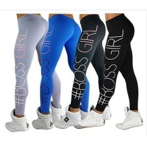 Leggings femme imprimé Boss Girl